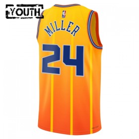 Camiseta Niños NBA Charlotte Hornets Brandon Miller 2025-26 Jordan City Edition Gold Swingman